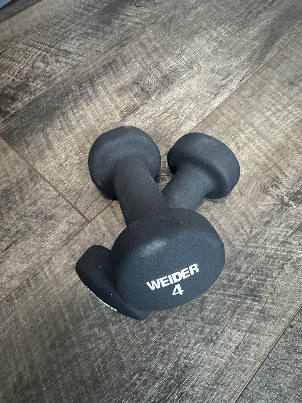 WEIDER 4 lb. NEOPRENE DUMBBELLS